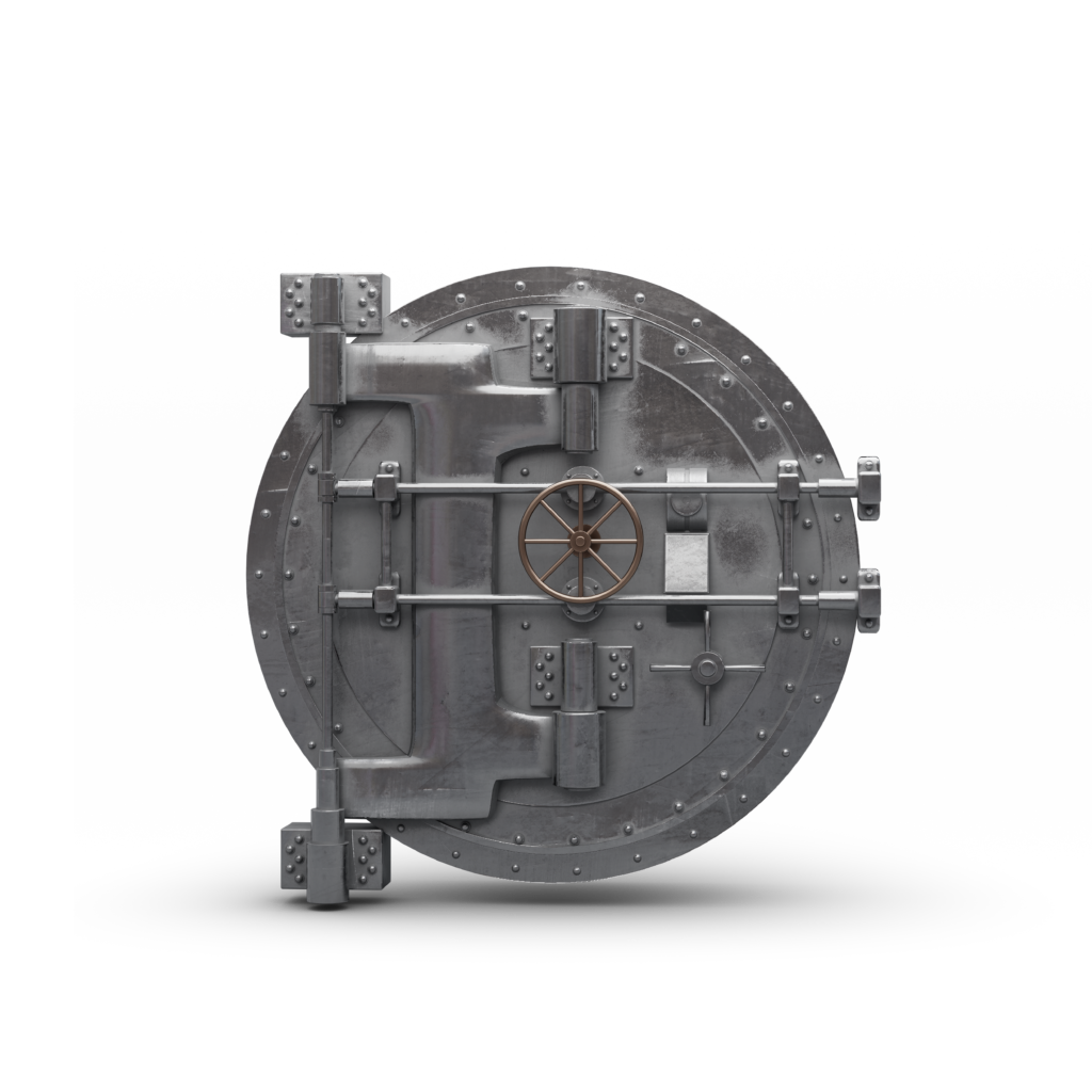 Image of a vault door
